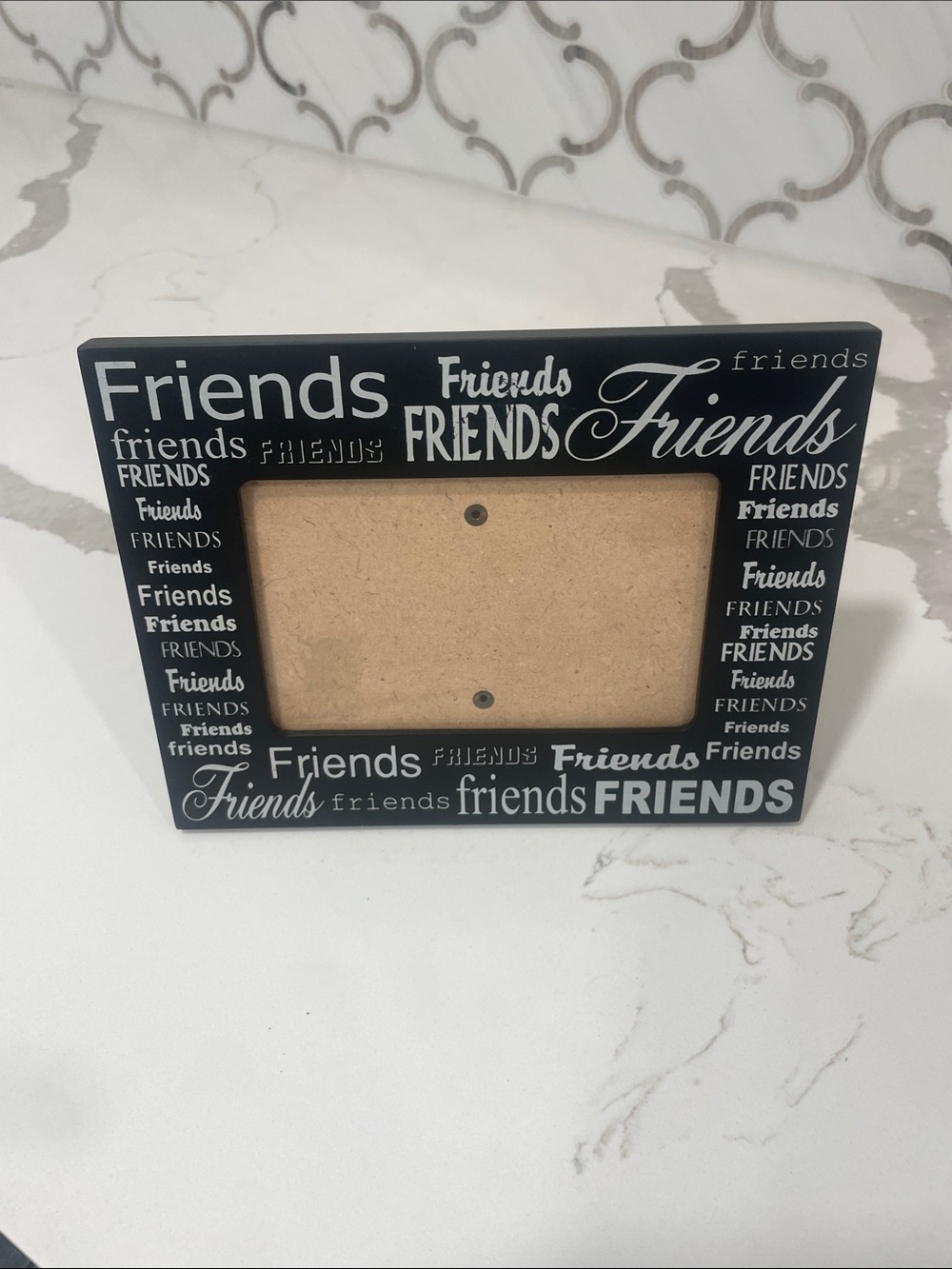 Black "Friends" Decorative Photo Frame